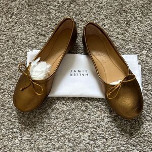 Jamie Haller ballet slipper in bronze size 38